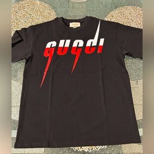 Gucci Tee T Shirt Black Medium M LV GG Supreme Kith Nike Ralph Lauren Polo